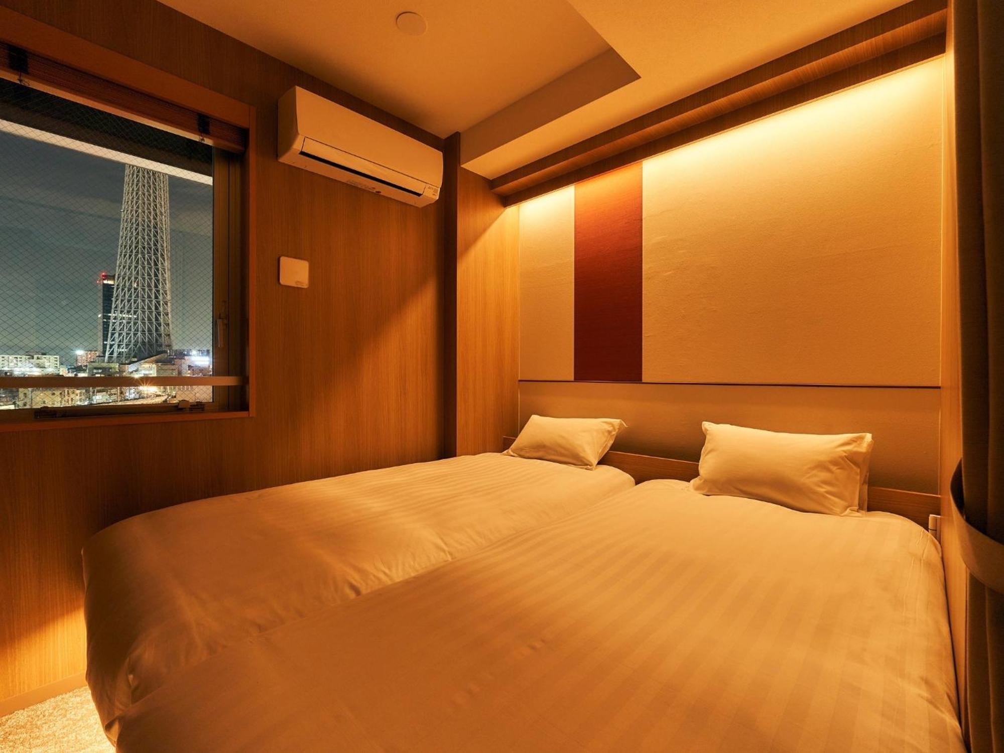 Rakuten Stay Tokyo Asakusa Twin Room Bagian luar foto