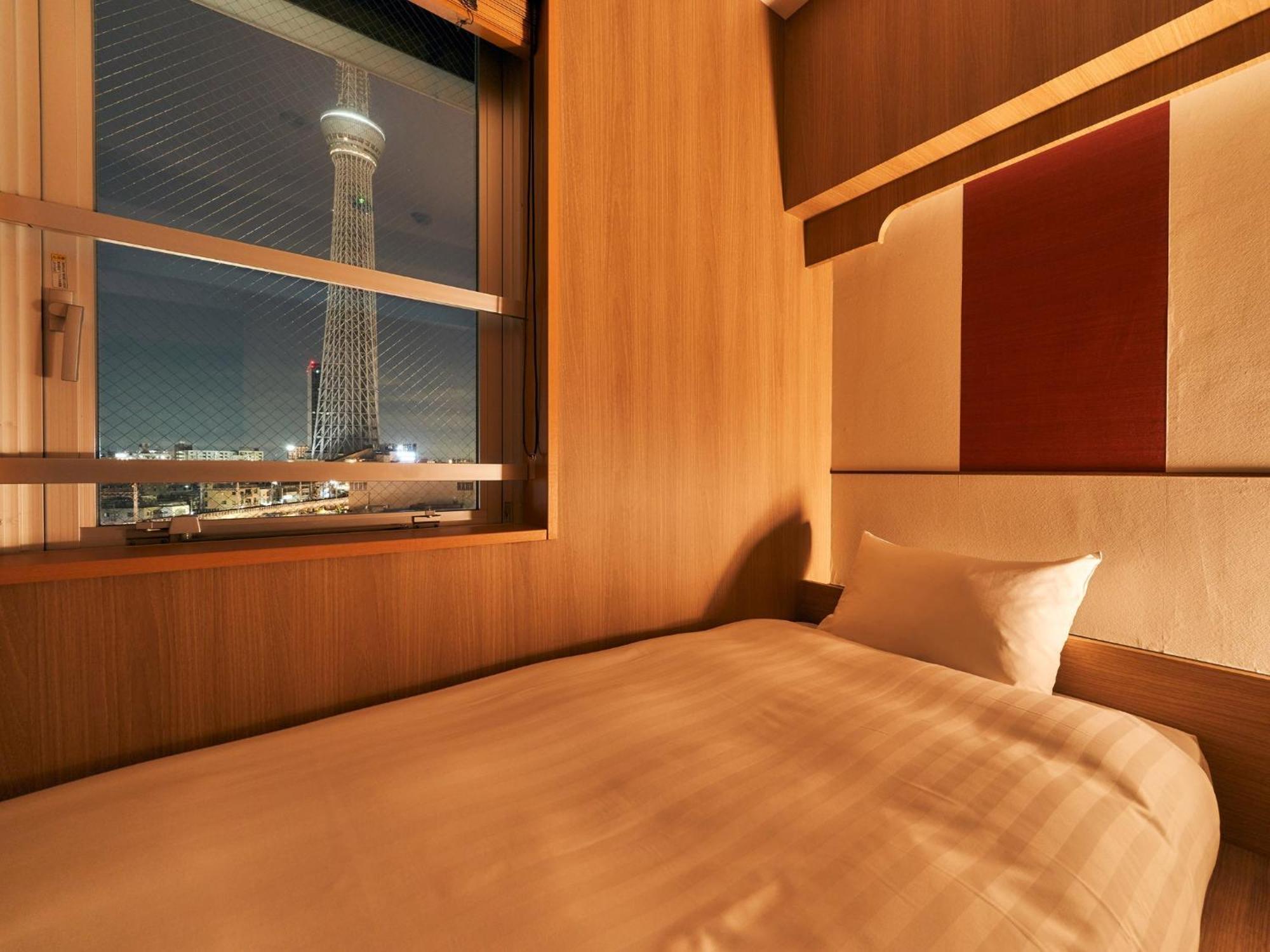 Rakuten Stay Tokyo Asakusa Twin Room Bagian luar foto